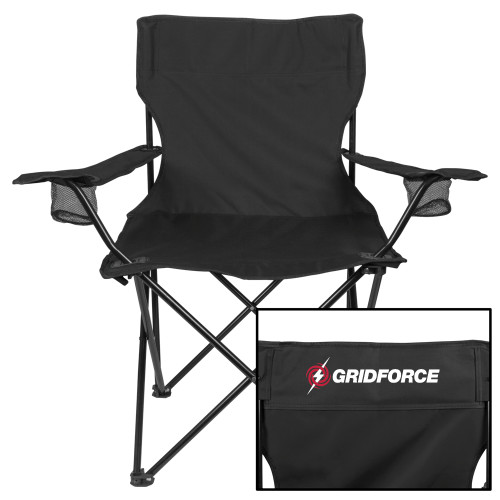 Deluxe Black Captains Chair-Gridforce