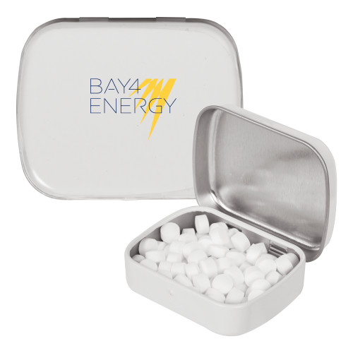 White Rectangular Peppermint Tin-NAES Bay4 Energy