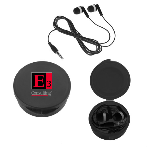 Ear Buds in Black Case-E3 Consulting
