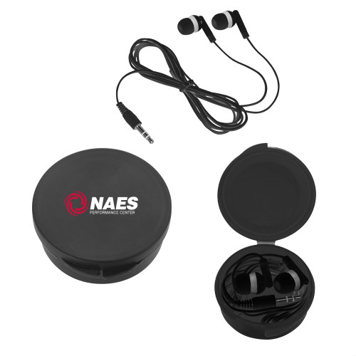 Ear Buds in Black Case-NAES Performance Center