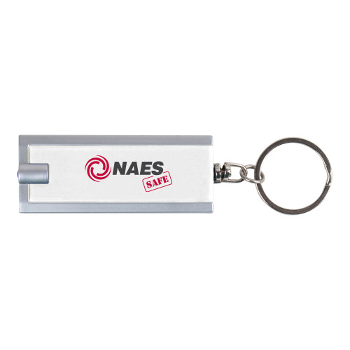 Turbo White Flashlight Key Holder-NAES Safe