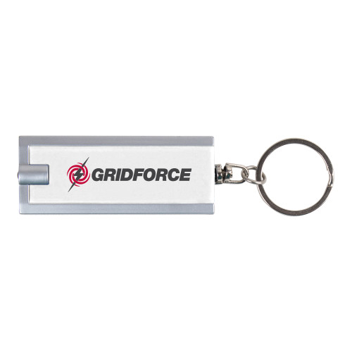 Turbo White Flashlight Key Holder-Gridforce