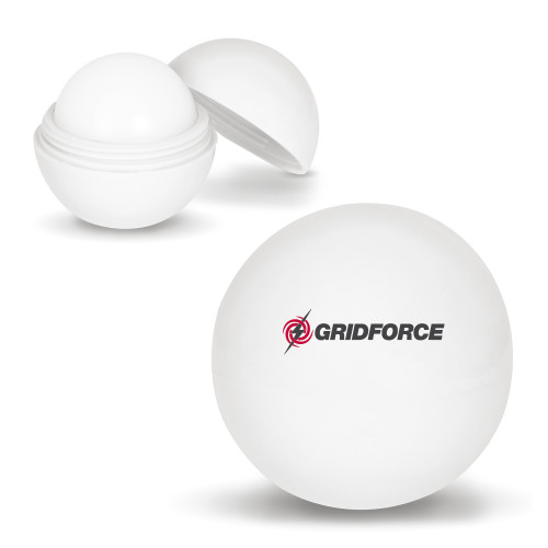 White Lip Moisturizer Ball-Gridforce