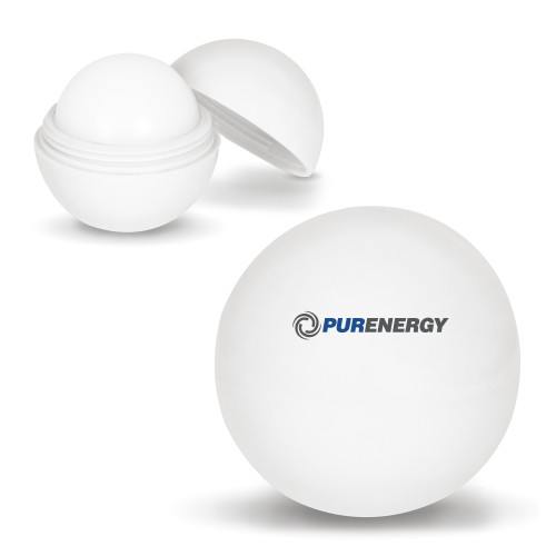 White Lip Moisturizer Ball-PurEnergy