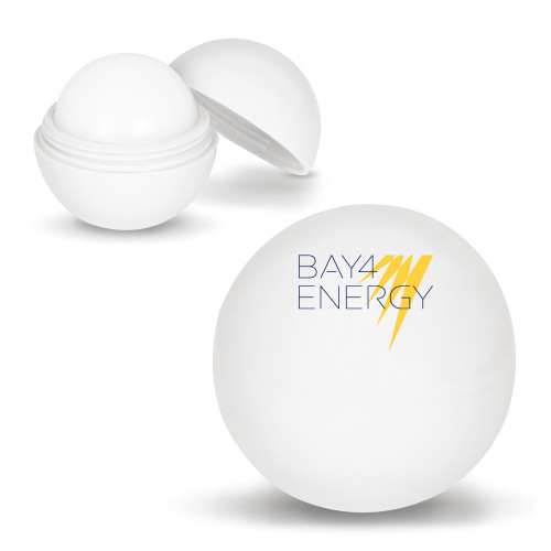 White Lip Moisturizer Ball-NAES Bay4 Energy
