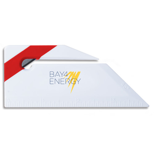 Angled Red Stripe Letter Opener-NAES Bay4 Energy