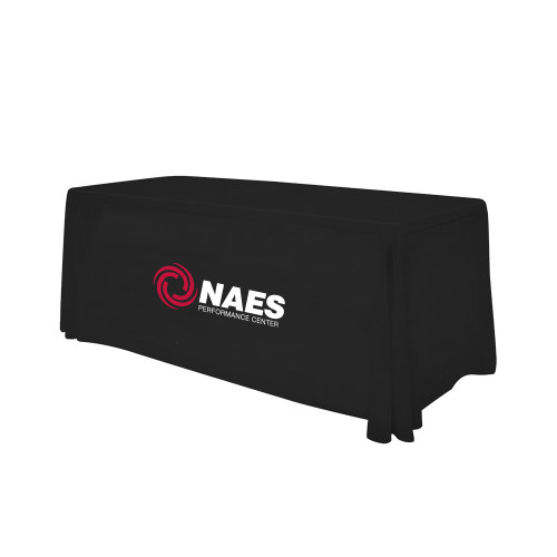 Black 6 foot Table Throw-NAES Performance Center