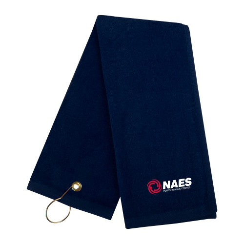 Navy Golf Towel-NAES Performance Center
