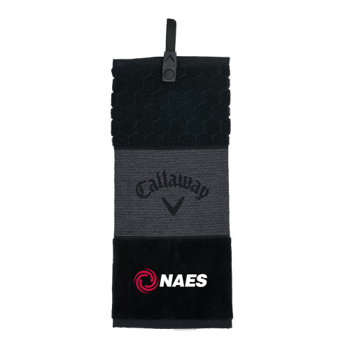 Callaway Black Trifold Towel-NAES
