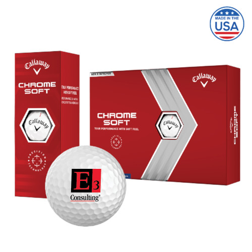 Callaway Chrome Soft Golf Balls 12/pkg-E3 Consulting