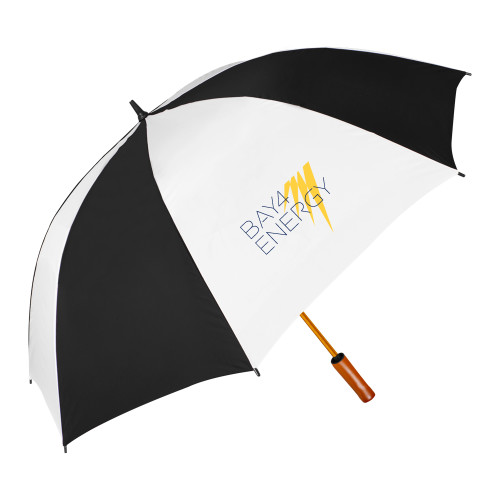64 Inch Black/White Umbrella-NAES Bay4 Energy
