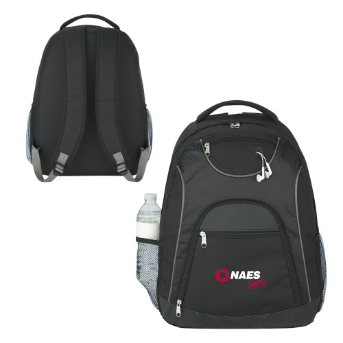 The Ultimate Black Computer Backpack-NAES Safe