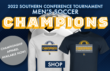 Shop 2022 Southern Conference Tournament Men's Soccer Champion Gear