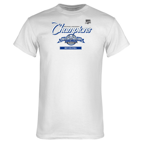 White T Shirt-2024 Daemen Mens Volleyball Champs