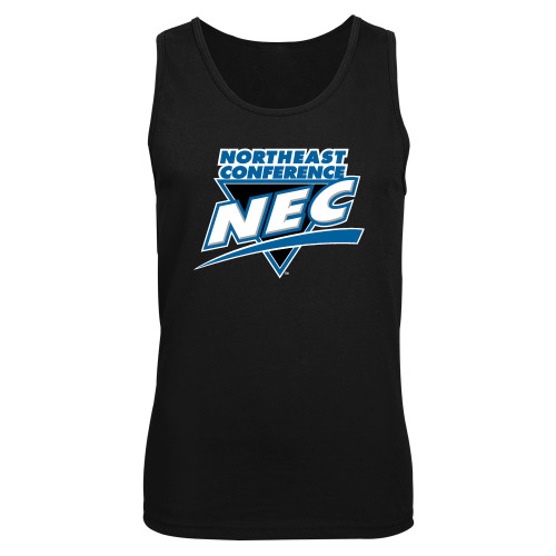 Black Tank Top-Northeast Conference NEC Full Mark
