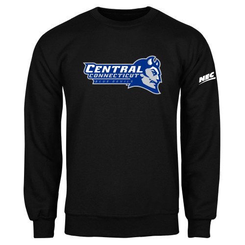 Black Fleece Crew-Northeast Conference Central Connecticut Primary Mark