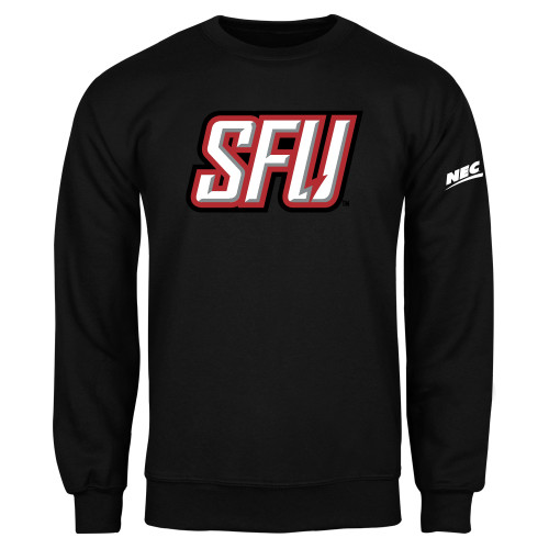 Black Fleece Crew-Northeast Conference Saint Francis University Primary Mark
