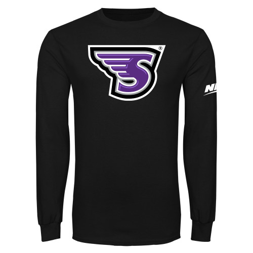 Black Long Sleeve T Shirt-NEC Stonehill S