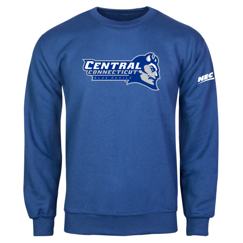 Royal Fleece Crew-Northeast Conference Central Connecticut Primary Mark