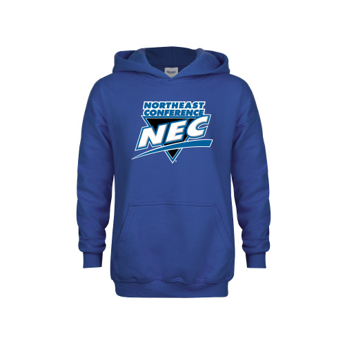 Youth Royal Fleece Hoodie-Northeast Conference NEC Full Mark
