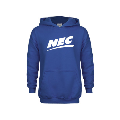 Youth Royal Fleece Hoodie-Northeast Conference NEC Flat Mark