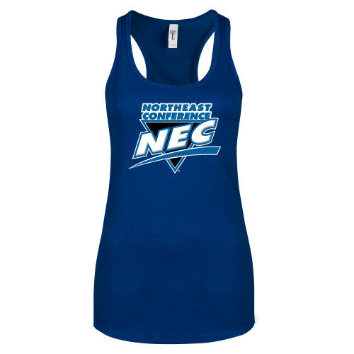 Next Level Racerback Tank Royal-Northeast Conference NEC Full Mark