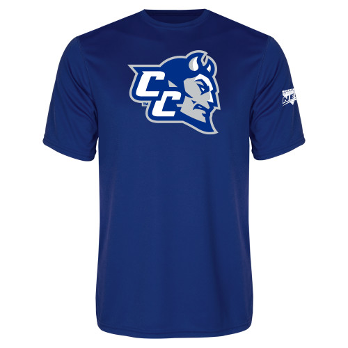 Royal Performance Tee-Northeast Conference Central Connecticut CC Mascot Mark