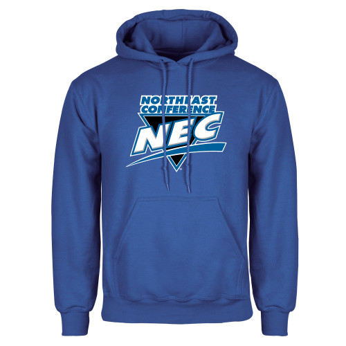 Royal Fleece Hoodie-Northeast Conference NEC Full Mark