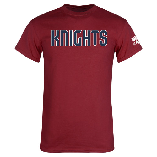 Cardinal T Shirt-NEC Fairleigh Knights Wordmark