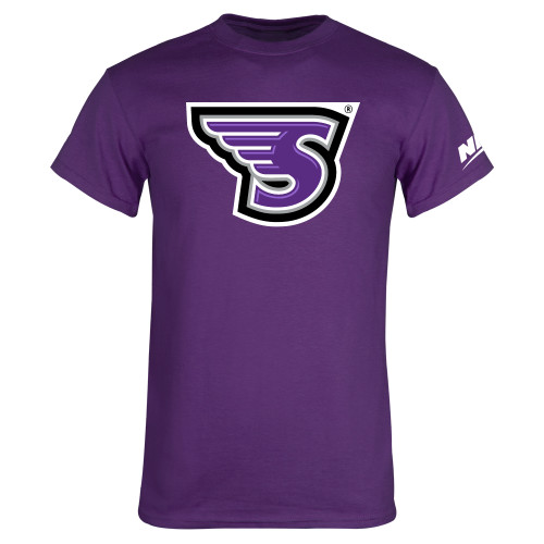 Purple T Shirt-NEC Stonehill S