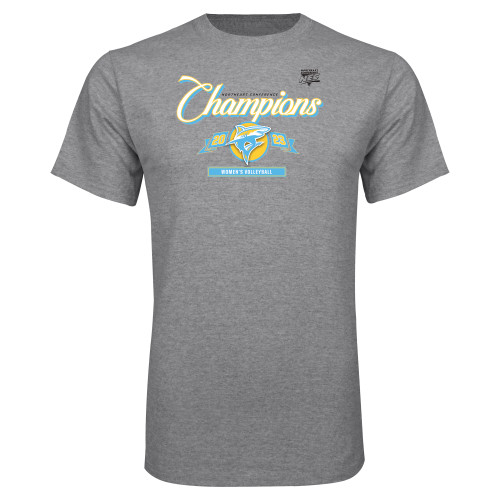 Grey T Shirt-2023 LIU Womens Volleyball Champs