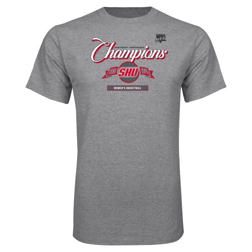 Grey T Shirt-2023-24 SHU Womens Basketball Champs