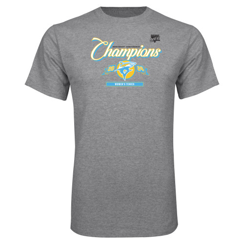 Grey T Shirt-2024 LIU Womens Tennis Champs