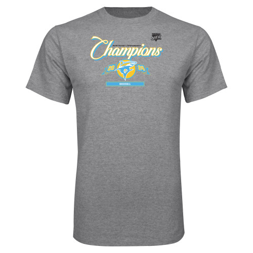 Grey T Shirt-2024 LIU Baseball Champs