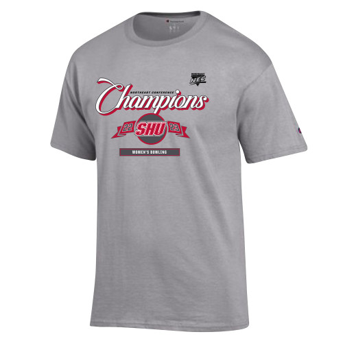 Champion Oxford Grey T Shirt-2023 Womens Bowling Champs