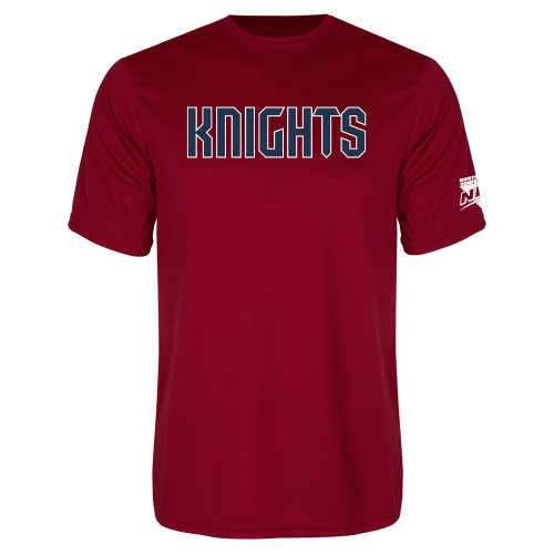 Cardinal Performance Tee-NEC Fairleigh Knights Wordmark