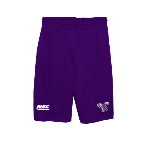 Youth Purple Competitor Shorts-NEC Stonehill S