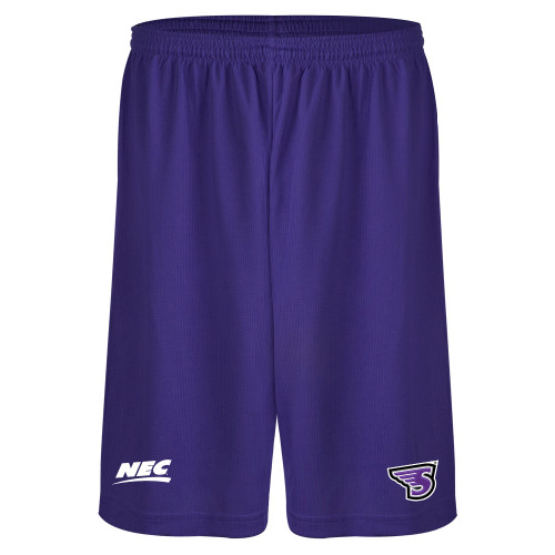 Purple Performance Classic 9 Inch Short-NEC Stonehill S