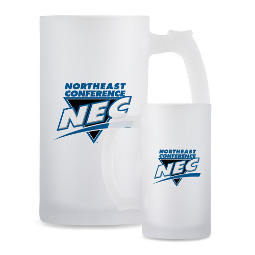 Full Color Decorative Frosted Glass Mug 16oz-Northeast Conference NEC Full Mark