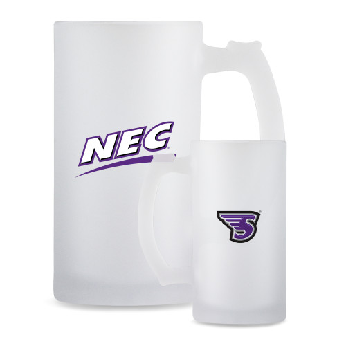 Full Color Decorative Frosted Glass Mug 16oz-NEC Stonehill S
