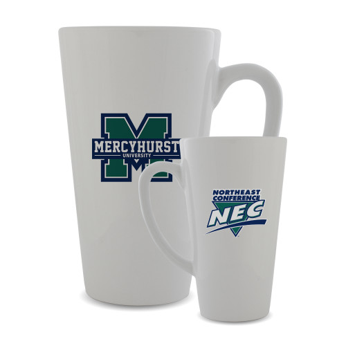 Full Color Latte Mug 17oz-Mercyhurst University Logo