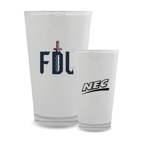 Full Color Glass 17oz-NEC FDU with Sword
