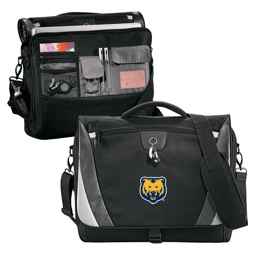 Northern Colorado Black/Grey Slope Computer Messenger Bag
