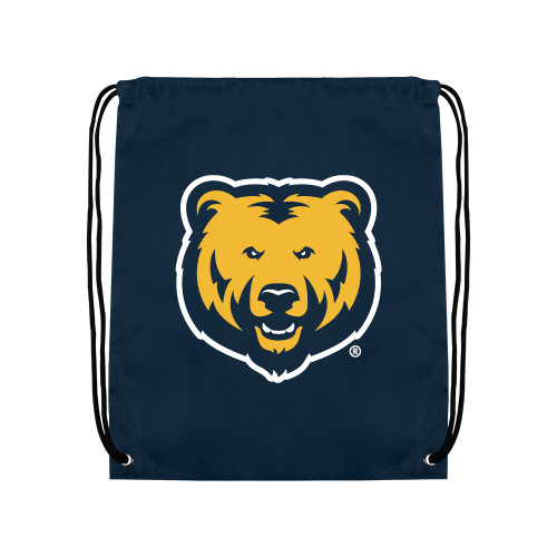 Navy Drawstring Backpack - UNC Bear Logo