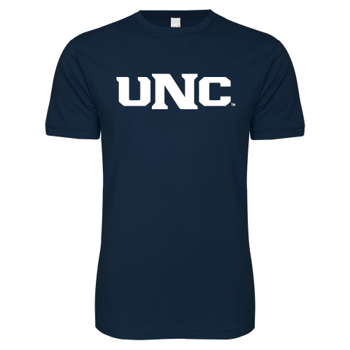 Next Level Navy SoftStyle T Shirt - UNC