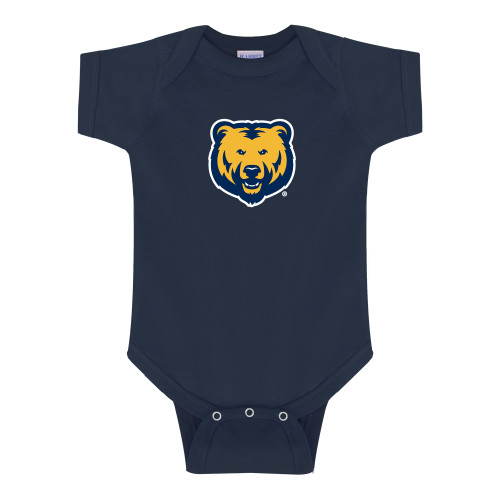  Navy Infant Onesie - UNC Bear Logo