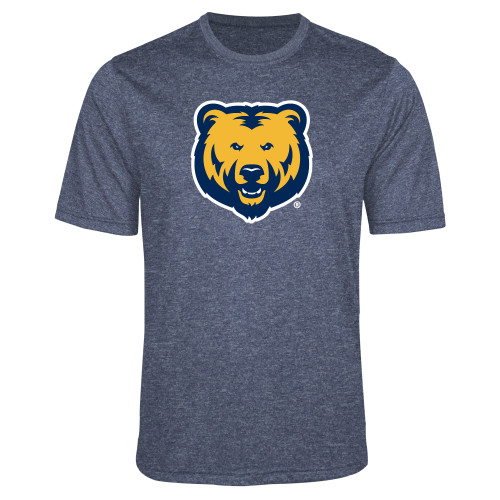  Navy Heather Performance Contender Tee - UNC Bear Logo