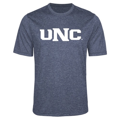  Navy Heather Performance Contender Tee - UNC