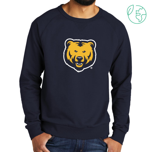  Allmade Navy Organic French Terry Crewneck Sweatshirt - UNC Bear Logo