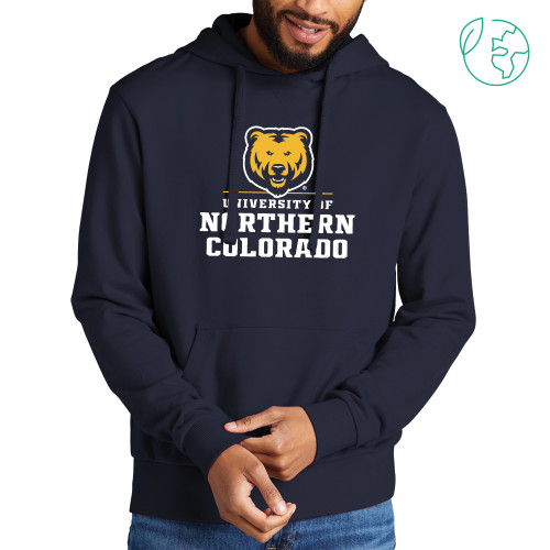  Allmade Navy Organic French Terry Pullover Hoodie - UNC Bear Logo